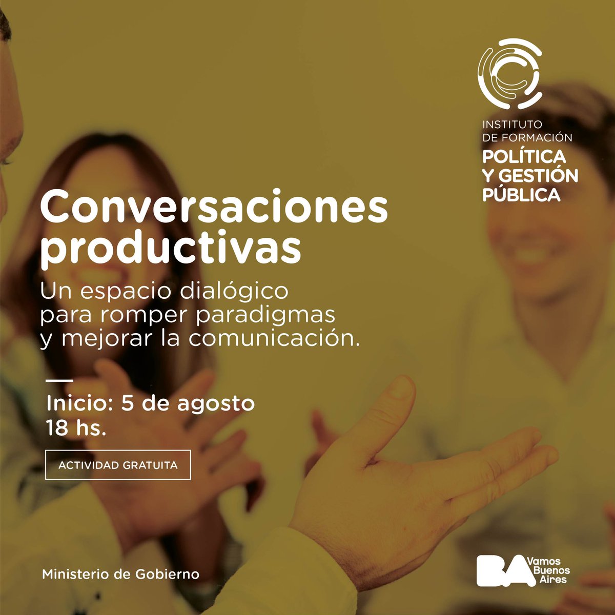 ISC_FP's tweet photo. 🗣Una buena comunicación lo es todo, pero no siempre es fácil. En este seminario te damos herramientas para lograrlo. 

👉Conocé mas sobre la modalidad de cursada e Iinscribite en https://t.co/AazazFKdgi https://t.co/E8YH2W17b2