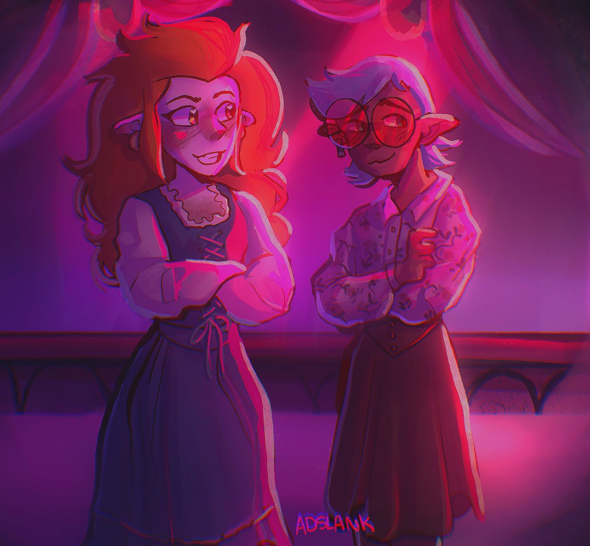 // eyestrain ??

day 2 - grom . they went with a matching cottage core theme decided by lilith . they went out for ice cream afterwards
#raedaweek2022 #theowlhouse #toh