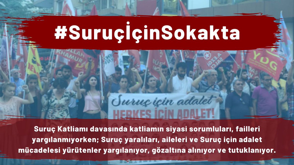 ydgresmi's tweet photo. Kobane’ye geçmeden önce 33 düş yolcusu, devrimci T.C. kontrolündeki DAİŞ’in canlı bomba saldırısında 7 yıl önce ölümsüzleşti.

Faşist T.C.’nin devrimci gençlik mücadelesine yönelik bütün saldırılarına karşı bu yıl da #SuruçİçinSokakta olacağız!

33’ler Yaşıyor Mücadele Sürüyor! https://t.co/C3FFuboOt9