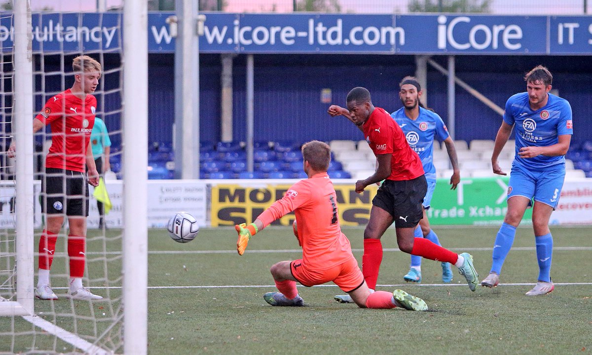 1st half goals from a trialist and <a href="/JacobBancroft12/">Jacob Bancroft</a> has given <a href="/BTFC/">Billericay Town FC</a> a 2-1 half time lead against <a href="/HarlowTownFC/">Harlow Town FC</a> at New Lodge tonight. #BTFC #ACommunityClub