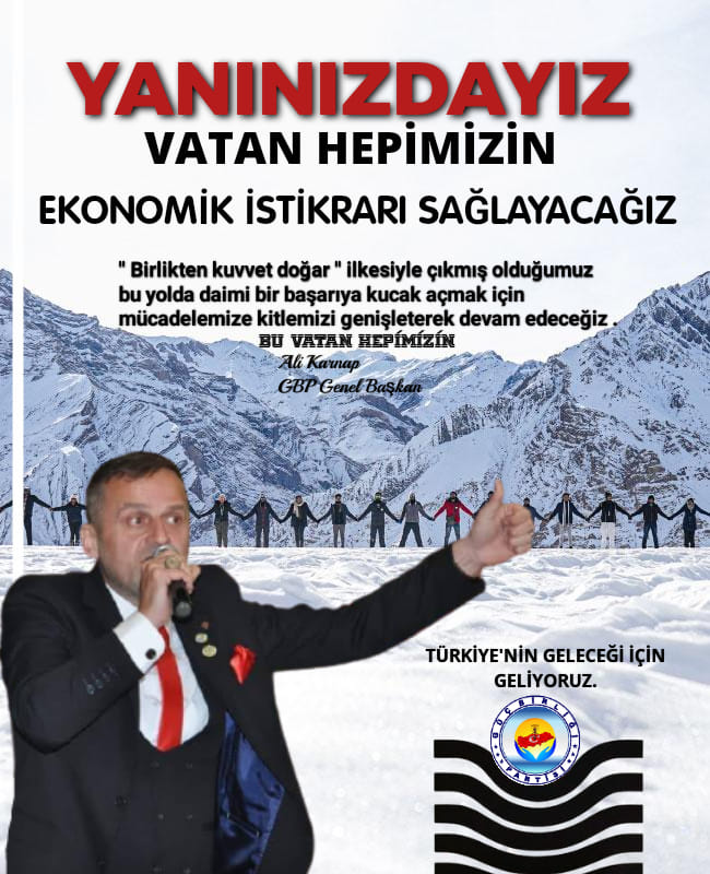 gbpartisi's tweet photo. BİZ BİRLİKTE GÜÇLÜYÜZ TÜRKİYEM!..
@gbpartisi @Alikarnap1 https://t.co/ULEacjc21z