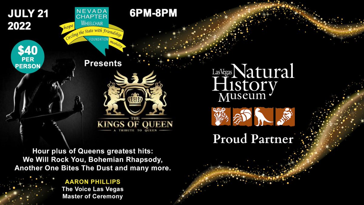 You've seen the NV Wheelchair Foundation helping us move taxidermy with their truck &amp; gifting needed wheelchairs to our community right here at the LVNHM. We love &amp; respect their commitment to help the people of NV any way possible. Join us Thurs the 21st! 👩‍🦽👨‍🦽 #community #lvnhm