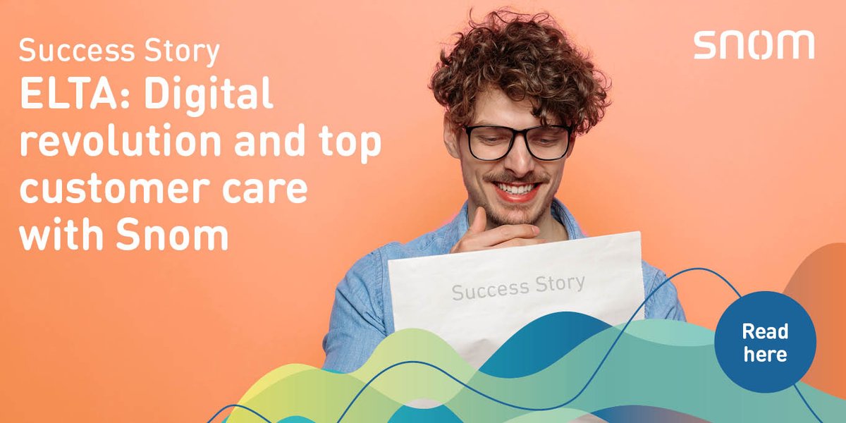 snom's tweet photo. Read in our new success story "Snom #IPphones are driving technological innovation at the #HellenicPost" how Hellenic Post (ELTA) and #Microbase include more than 2,500 #Snom devices in ELTA offices across Greece. Find the success story as PDF here: https://t.co/BPyG53c579 https://t.co/6kheSMpNOG