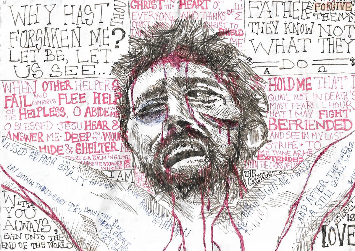 today's station of the cross: jesus' 'supporters' flee, one by one
-those who claimed to stand with the abused &amp; meek
-who claimed shock, anger &amp; sorrow at injustice
-who claimed to be unselfish
-who claimed to be brave
-who claimed to be faithful in the face of threat or favour