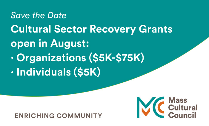 We're poised to distribute a historic level of funding through Cultural Sector Recovery Grants. Applications for individuals and organizations open in August. #PowerOfCulture #mapoli massculturalcouncil.org/blog/save-the-…