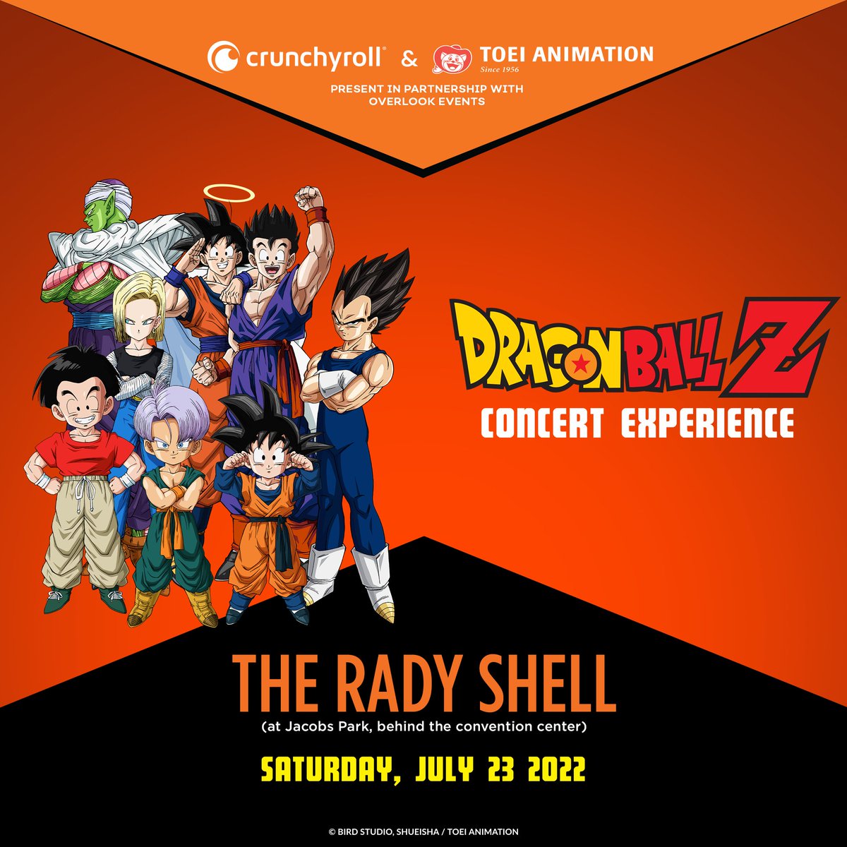 The Dragon Ball Z Concert Experience is just a few days away! It's free for @Comic_Con badge holders, so don't miss out! 🤜💥 MORE: got.cr/SDCCconcert-tw