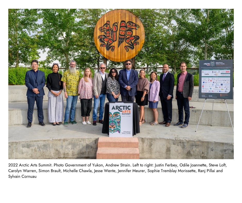 Announced during the 2022 Arctic Arts Summit a new partnership initiative to support Yukon's emerging Indigenous artists. This new program will distribute increased arts and cultural funds across the region.  
Learn more on our digital platform! 
🌐ow.ly/MFQr50JZtLi