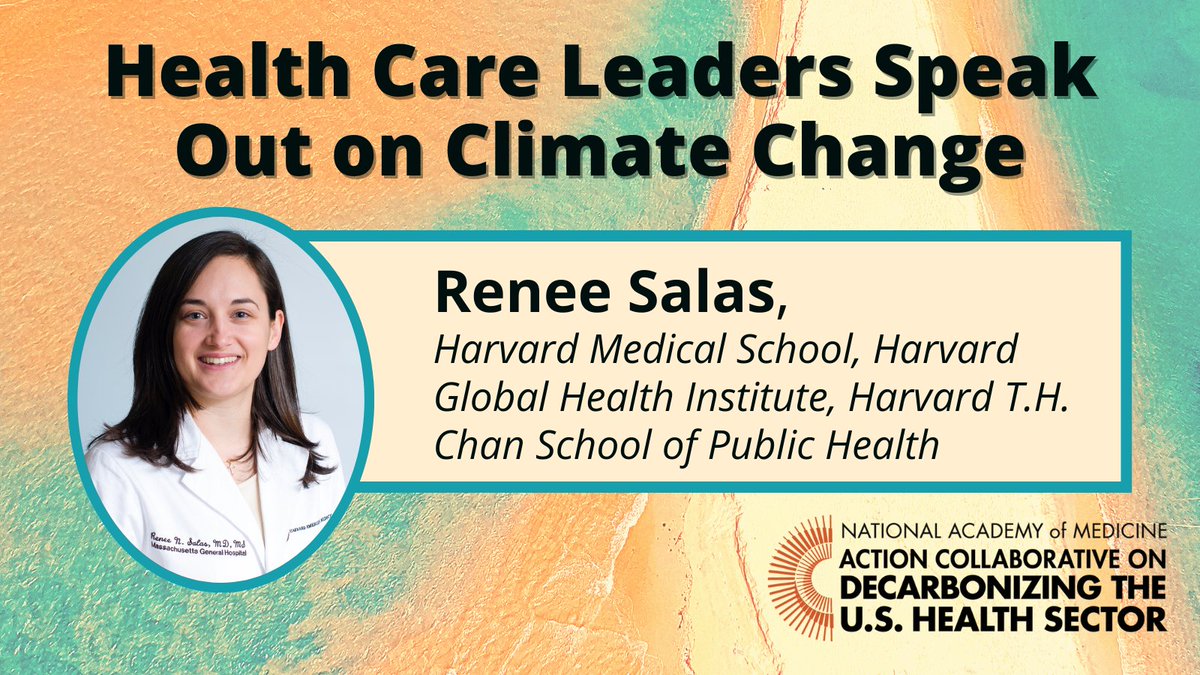HarvardCCHANGE's tweet image. .@ReneeNSalas_MD, our #ClimateMD lead: "The burning of #FossilFuels, the root cause of air pollution &amp;amp; #ClimateChange, threatens medicine’s core mission by harming health &amp;amp; disrupting health care delivery."

Hear more leaders speak out on climate change: bit.ly/3nZCHaU