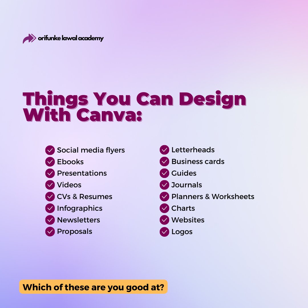 Most people think that Canva is just for creating social media designs. And I understand why - most people join so they are able to create catchy designs for social media. 

But if the only thing you do/can do on Canva are social media designs, you're shortchanging yourself.