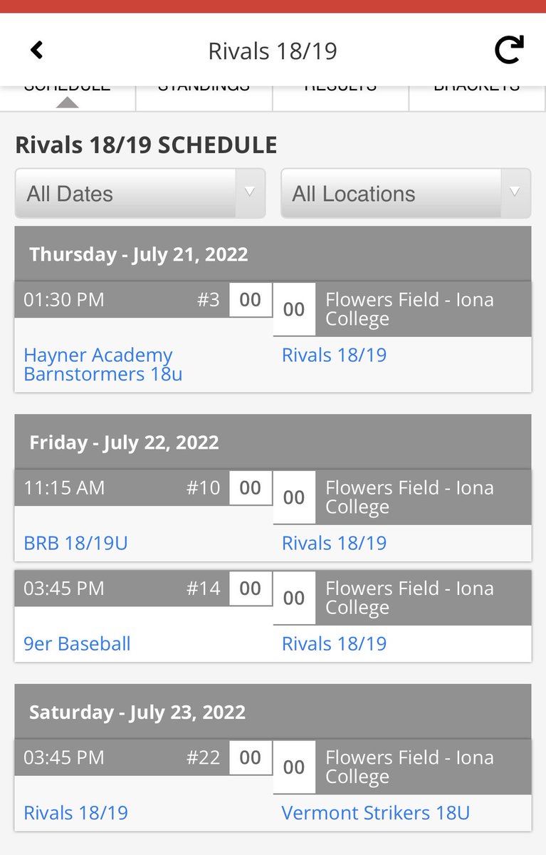 Here’s our weekend schedule and pitching rotation for this weekends <a href="/firecrackerbsb/">Firecracker Baseball</a> Colonial Clash. 
Game 1: <a href="/HarryRo54084231/">Harry Roy</a> SP
Owen Pincince RP
Game 2: <a href="/WillLally29/">Will Lally</a> SP
<a href="/masse_rowan/">Rowan Masse</a> RP
Game 3: <a href="/MatthewMoconyi/">Matthew Moconyi</a> SP
<a href="/lombo__/">Harrison Lombardi</a> RP
Game 4: <a href="/mattreyes29/">Matt Reyes</a> SP
Sunday:TBD @callenpowers0 SP