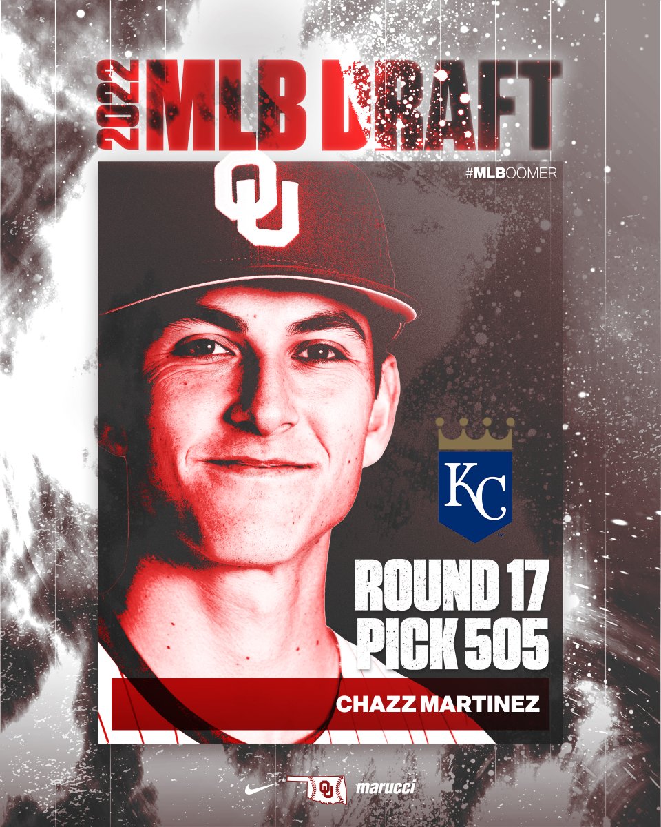 Congrats to @chazz4martinez on being drafted in the 17th round of the #MLBDraft by the <a href="/Royals/">Kansas City Royals</a>!

🔗 bit.ly/OUxMLB22

#Sooners | #MLBoomer