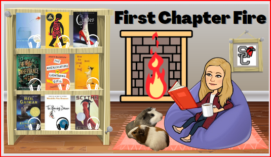Join me, Harry, &amp; Ron for our first round of #firstchapterfire! Click book cover to read or headphones to listen! Click this link for the interactive book shelf! All these books &amp; more are available at your school library! See you soon <a href="/scmfalcons/">Stewarts Creek MS</a> scmlibrary.weebly.com/first-chapter-…