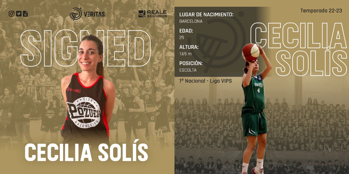 basketveritas's tweet photo. 🤝 Fichaje ➡️ Ceci Solís

Puedes leer la noticia en nuestra web 🧑‍💻 https://t.co/v6bWDSvKQu

#ActitudVeritas
🤝 #FichajesVeritas 
🏁 #LigaVIPS #LigaVIPSfem https://t.co/u4khz37Wrs