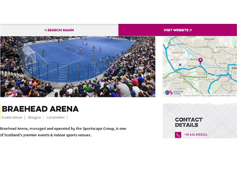 🏴󠁧󠁢󠁳󠁣󠁴󠁿 | We are delighted to confirm that Braehead Arena now has a listed page on the @VisitScotland website. ➡️🌐 bit.ly/3B2SEVF