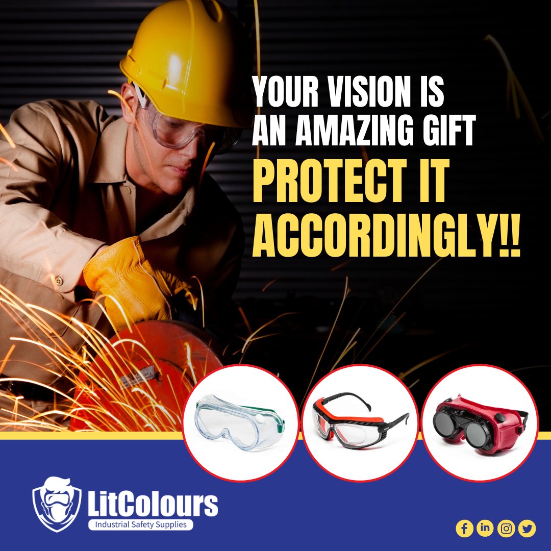 litcolourszim's tweet photo. Safety goggles & face shields protect you from chemical splashes and projectile objects. Order quality face protection and work safely!!
Contact us on 0864 428 5437 or +263 789 777 121 for a quote.
#faceprotection #workplacesafety https://t.co/mGCBiGHVrt