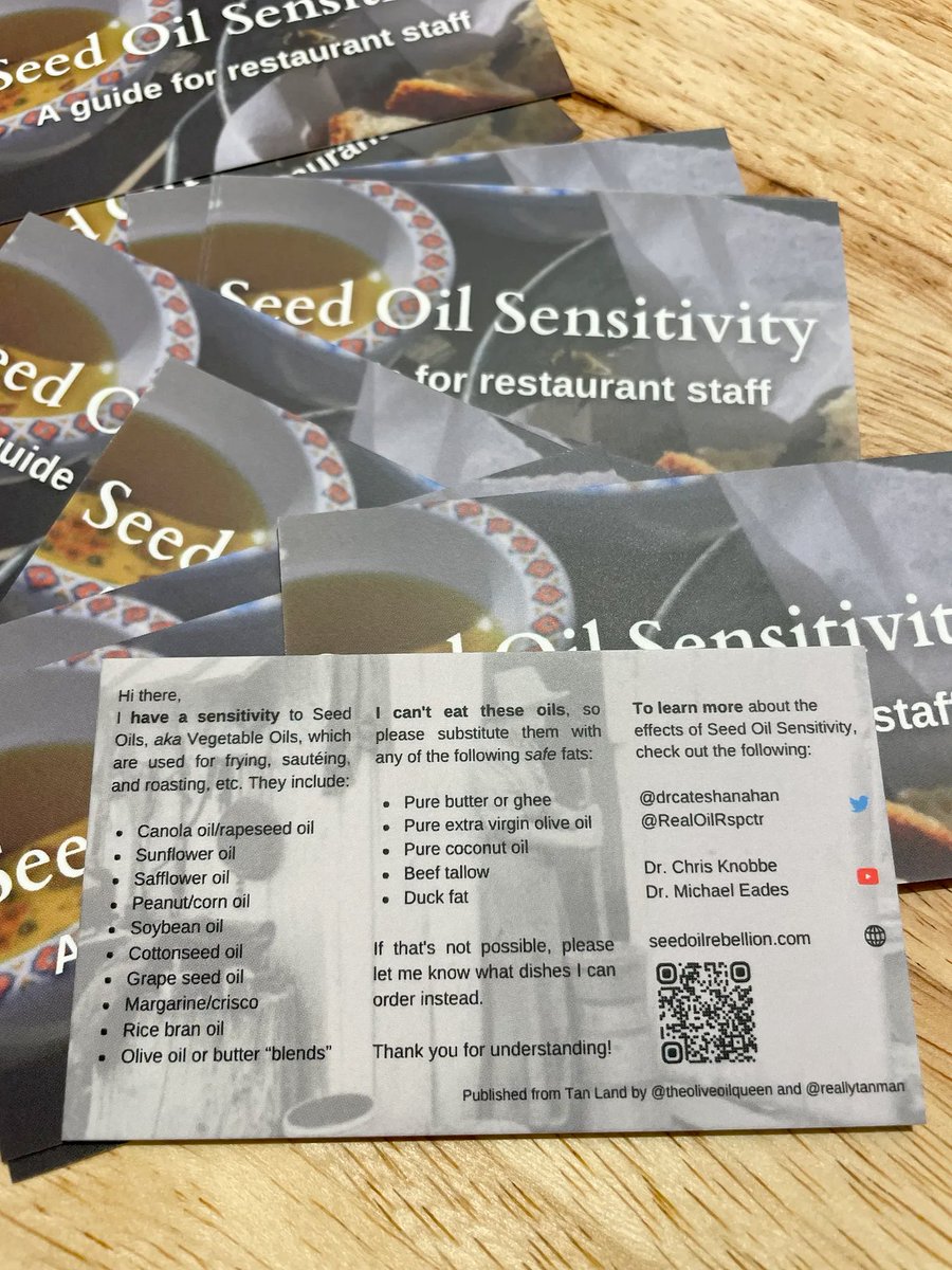 Seed oils are impossible to avoid at restaurants. So I decided to do