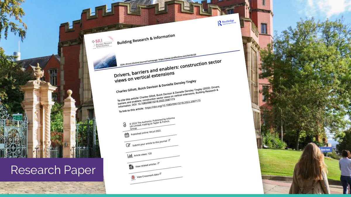 UrbanFlowsObs's tweet photo. We've had a new paper published!
#Decarbonisation of the construction sector is essential in combatting #climatechange.
Here we explore the drivers, barriers and enablers to the vertical extension of buildings: https://t.co/uhZWRa0g2V
@CivilSheffield #verticalextension https://t.co/bNpucHJTda