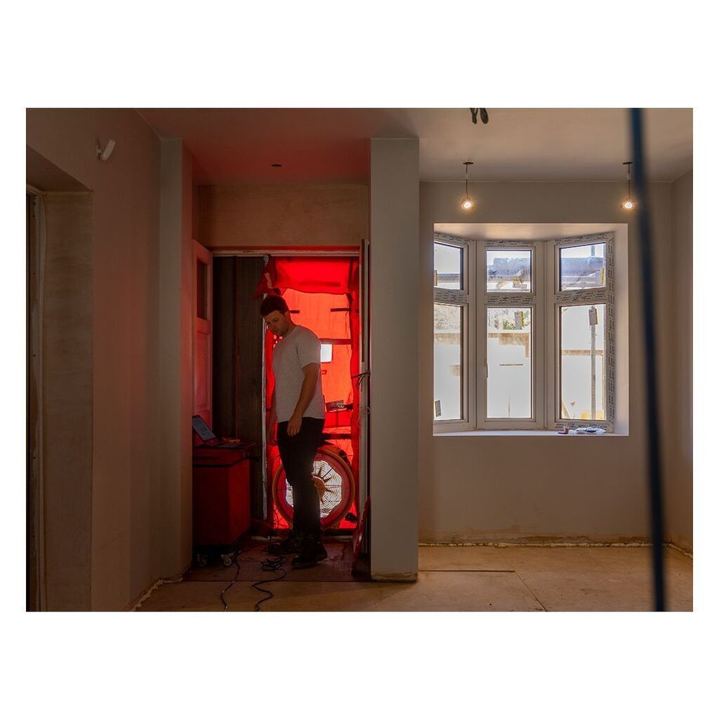 RISE_D_S's tweet photo. Red Brick House
- Airtightness Test by Patrick Chester of Heat, Space and Light

Willesden Green, NW2

A full house refurbishment with rear, side and dormer extensions to a detached house in Willesden, North West London. The property is in need of a comp… https://t.co/5Fu8lobGbN https://t.co/3jLGF78I7j