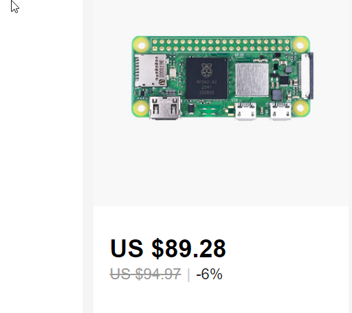 n8cn_radio's tweet photo. What ends up in your email subject as clickbait is:
"😮 Raspberry Pi Zero 2 W With RP3A0 A Quad-core 64-bit ... selling fast! - $18.99"

Reality: https://t.co/Na06ZXsX5K