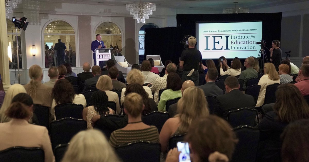SecCardona's tweet photo. Yesterday, I joined leaders in Rhode Island for the @IEI_K12 Summer Symposium. In our conversation, I echoed the message that equity in the classroom is our priority. We must take bold action to improve our education system &amp; elevate it to lead the world for all students. https://t.co/Fy4qCyrJuA