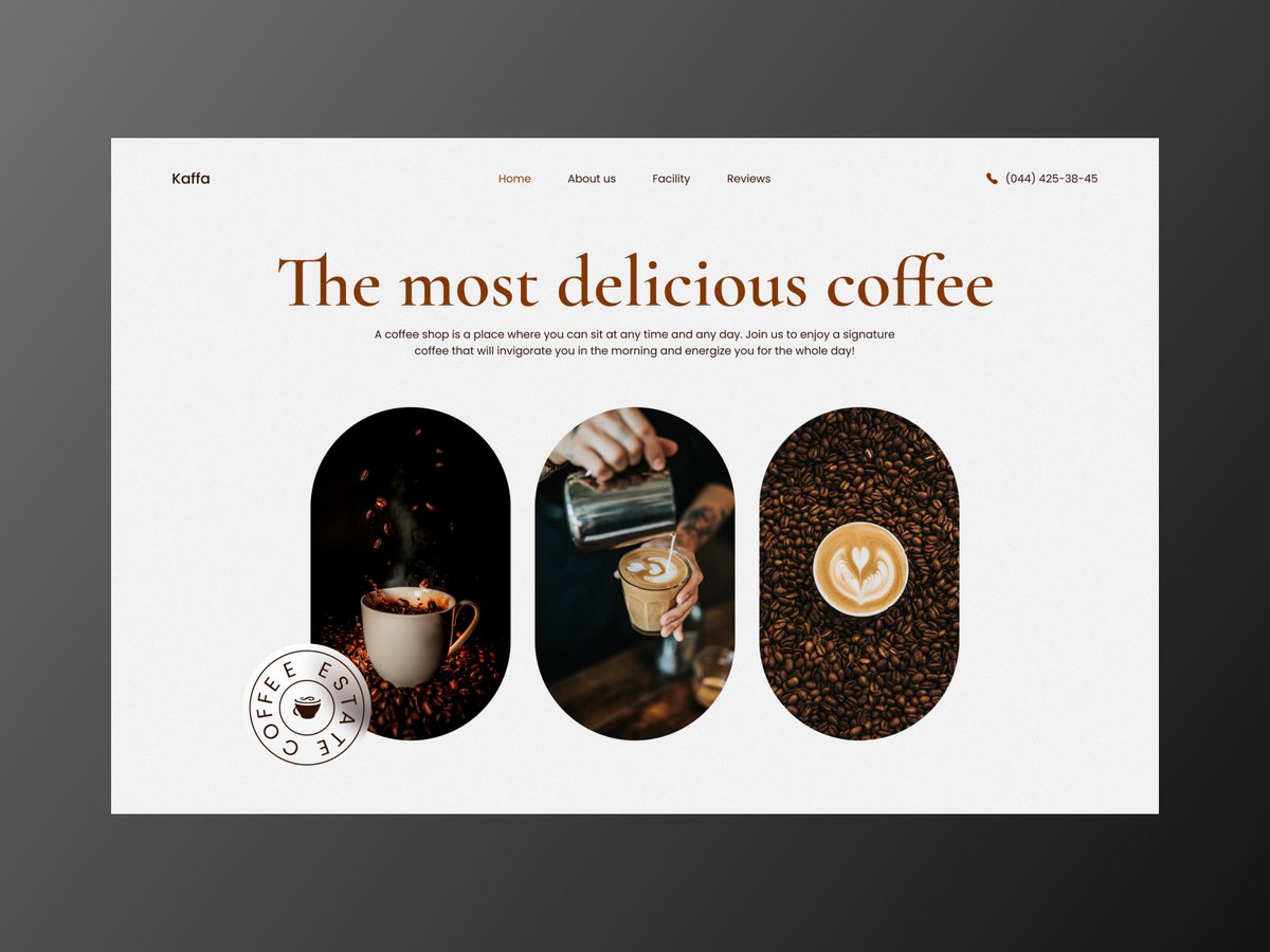 frorexstudio's tweet photo. Kaffa - cafe screen

Dribbble: https://t.co/V6aO3NFUbZ

#webdesign #designer #frorex #agency #visual #minimal #web #uxdesign #uiux #uidesign #concept #layout #layoutdesign #website #bestofuiuxdesign #designstudio #designers #uxdesigns #figmadesign #figma #Coffee #cafe #restaurant https://t.co/8J8sg6vGUw