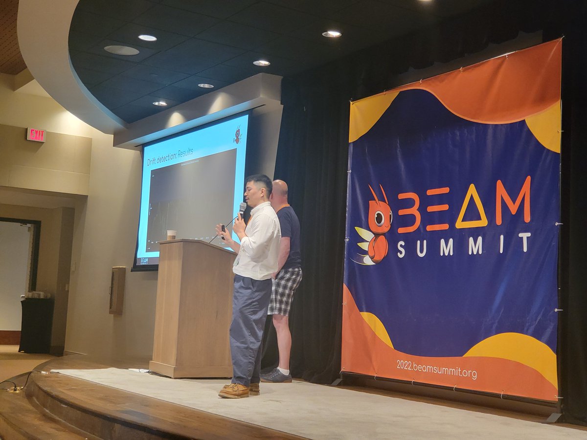 Woah - taking advantage of #JAX and <a href="/numpy_team/">NumPy</a> to do drift detention. I clearly I'm out of date on scientific computing and ML.
#beamsummit