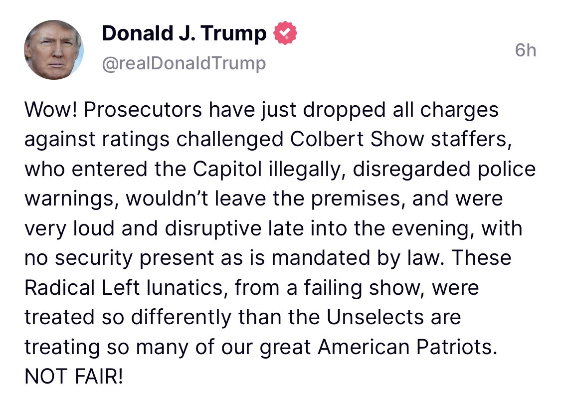 Can’t make this shit up…