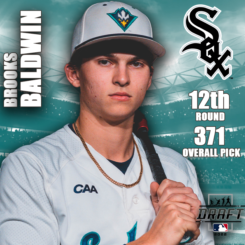 UNCW Baseball (@uncwbaseball) on Twitter photo Congratulations to <a href="/BrooksBaldwin4/">Brooks Baldwin</a> who was selected by <a href="/whitesox/">Chicago White Sox</a> in the 12th round of the <a href="/MLB/">MLB</a> draft ... Here's his bio: bit.ly/BrooksBaldwin Congratulations to <a href="/BrooksBaldwin4/">Brooks Baldwin</a> who was selected by <a href="/whitesox/">Chicago White Sox</a> in the 12th round of the <a href="/MLB/">MLB</a> draft ... Here's his bio: bit.ly/BrooksBaldwin