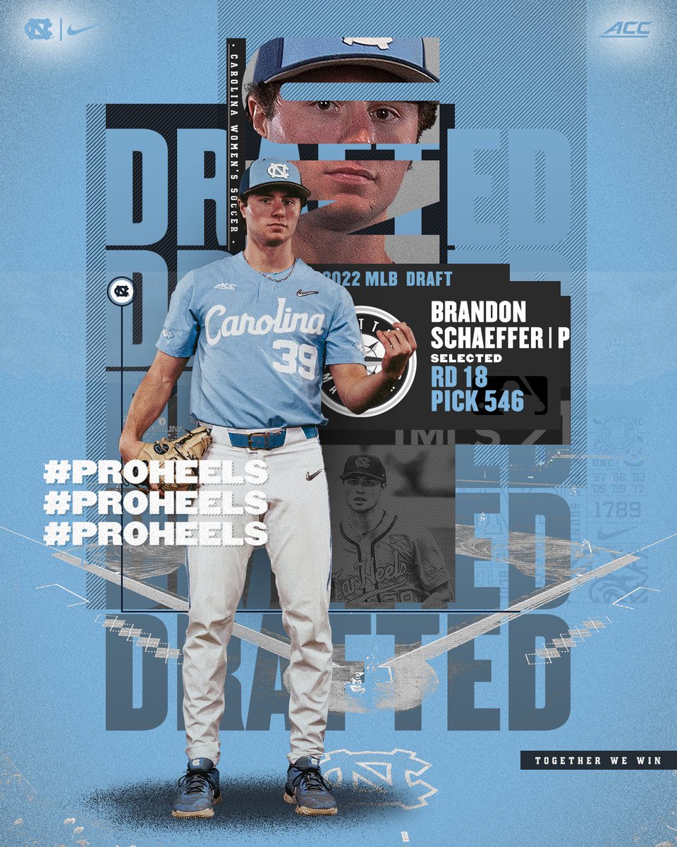 Carolina Baseball (@diamondheels) on Twitter photo Shout out to Brandon Schaeffer who was selected by the <a href="/Mariners/">Seattle Mariners</a> in the 18th round of the MLB Draft! Shout out to Brandon Schaeffer who was selected by the <a href="/Mariners/">Seattle Mariners</a> in the 18th round of the MLB Draft!