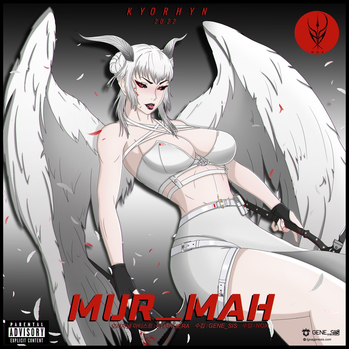 KyorhynArt's tweet photo. I made an illustration of my own Senshi, Mur Mah a @NOX_SENSHI, Hope you like her. 
Thank @GHARLIERA1 and team @GENESIS_SENSHI for this amazing collection!🖤 https://t.co/wqAK3PnvsR