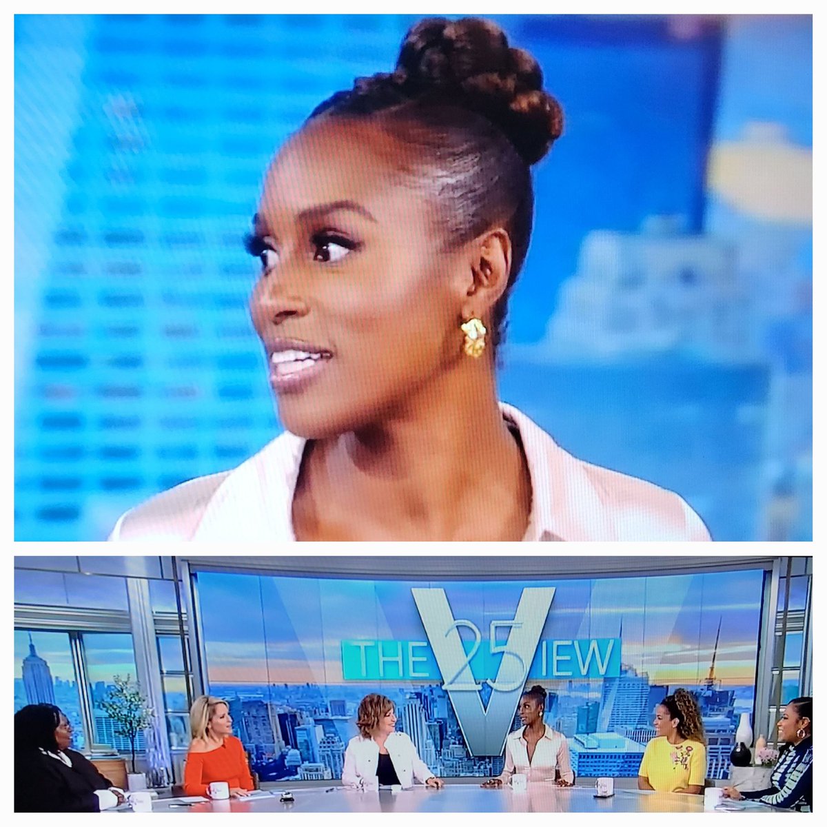 justjav3's tweet photo. @IssaRae your skin is incredible! #TheView #IssaRay https://t.co/P1COJw5zqa