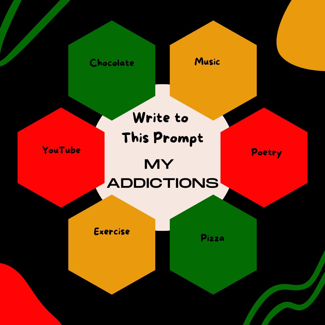 LoveArtLifeTV1's tweet image. TODAY’S PROMPT!! My Addictions: Everybody is addicted to something somehow. Write about the thing(s) you can't live without. join and write in community with us every Tues/Fri morning at 7:15am EST on Zoom. #sunrisescribe #letswritetogether #lalvoices