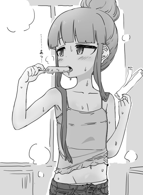 くっそ暑くてありえないほどだらしなくなってるラフな佐城雪美ちゃんです 