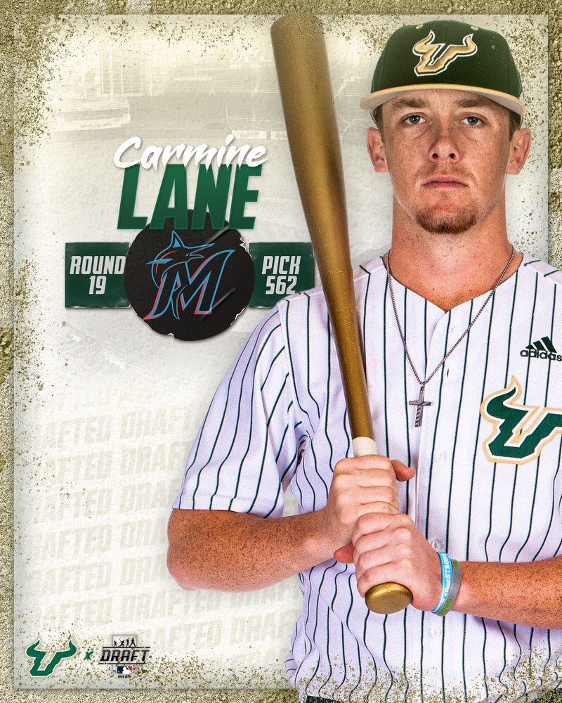 USFBaseball's tweet image. Taking the fast Lane down to South Beach!

#HornsUp 🤘 #ProBull
#305OnTheRise