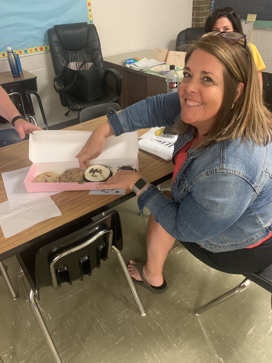 PCSDsummer's tweet image. Our “tough cookies” of the week are Mrs. Blakely, Mrs. Catalano, and Mrs. Forsyth!! We are so lucky to have these lovely ladies on staff again this year…💗💗 #PCSDSALE