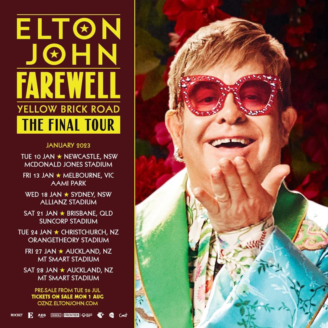 Elton John is coming to McDonald Jones Stadium! ℹ️ bit.ly/3zkHavz