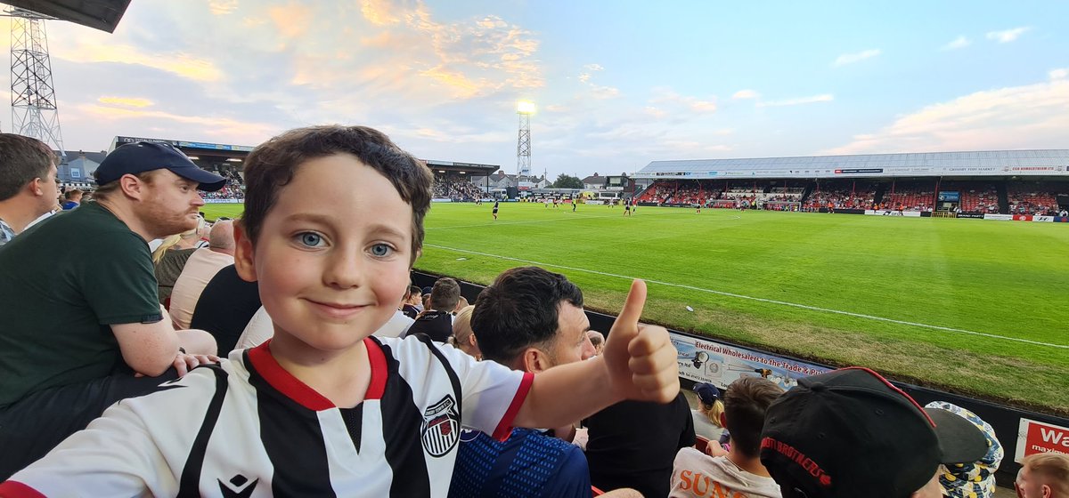 First game of the season for a happy little season ticket holder. #gtfc
