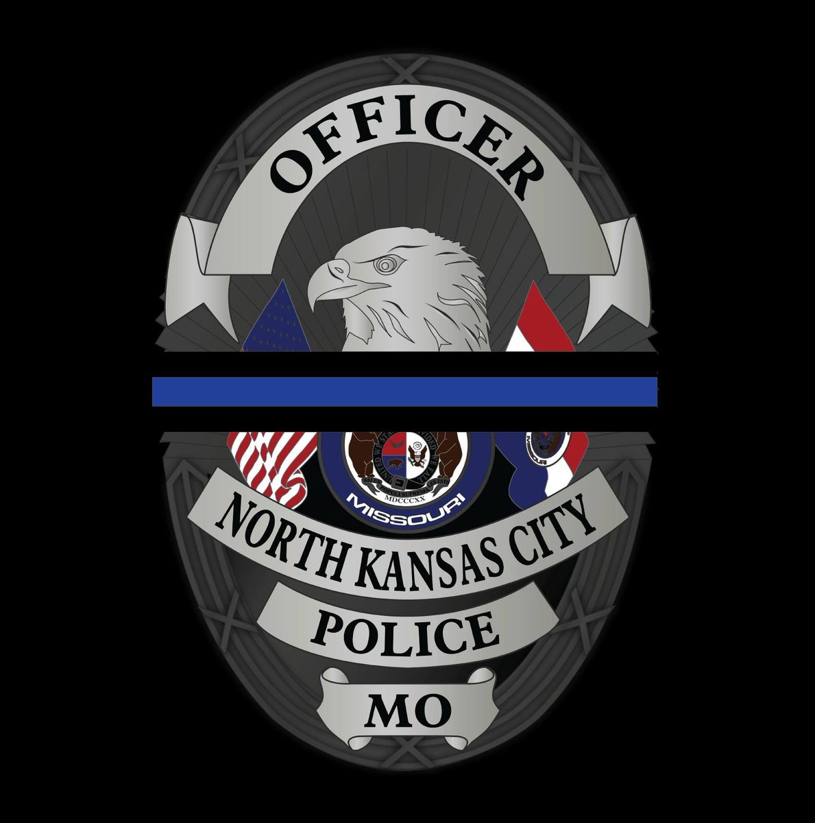 SCCMOPD's tweet photo. Chief Kurt Frisz and the men and women of the #SCCPD offer our deepest condolences to the family of Officer Daniel Vasquez and the North Kansas City Police Department. We will never forget Officer Vasquez’s ultimate sacrifice. #NeverForget #heartbroken https://t.co/O1qlB6a4WQ
