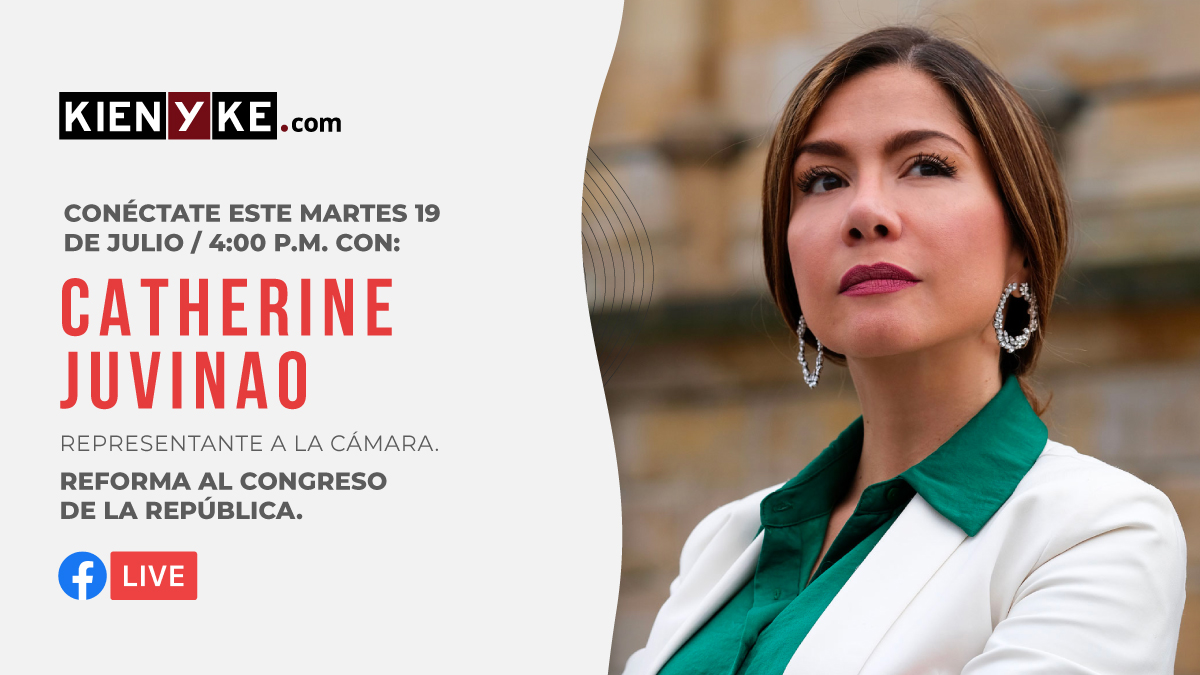 kienyke's tweet photo. #EnVivo🔴 I Catherine Juvinao (@CathyJuvinao), habla sobre la  reforma al Congreso que presentará la bancada de Gobierno.

Siga la transmisión aquí https://t.co/Ge1NKo5geU https://t.co/uFVLALcSiC