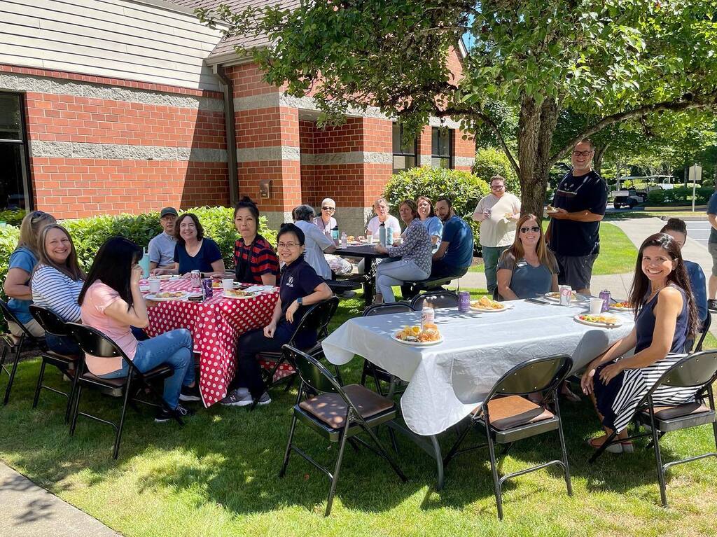 BC_Grizzlies's tweet photo. Tasty and fun potluck with the summer staff. Enjoying fellowship and the lovely weather. ππ°βοΈ
.
.
#thebearcreekschool #grizzliestogether #summerfun #summerpotluck https://t.co/dYnsFxGeuE https://t.co/LDPBb0kSbz