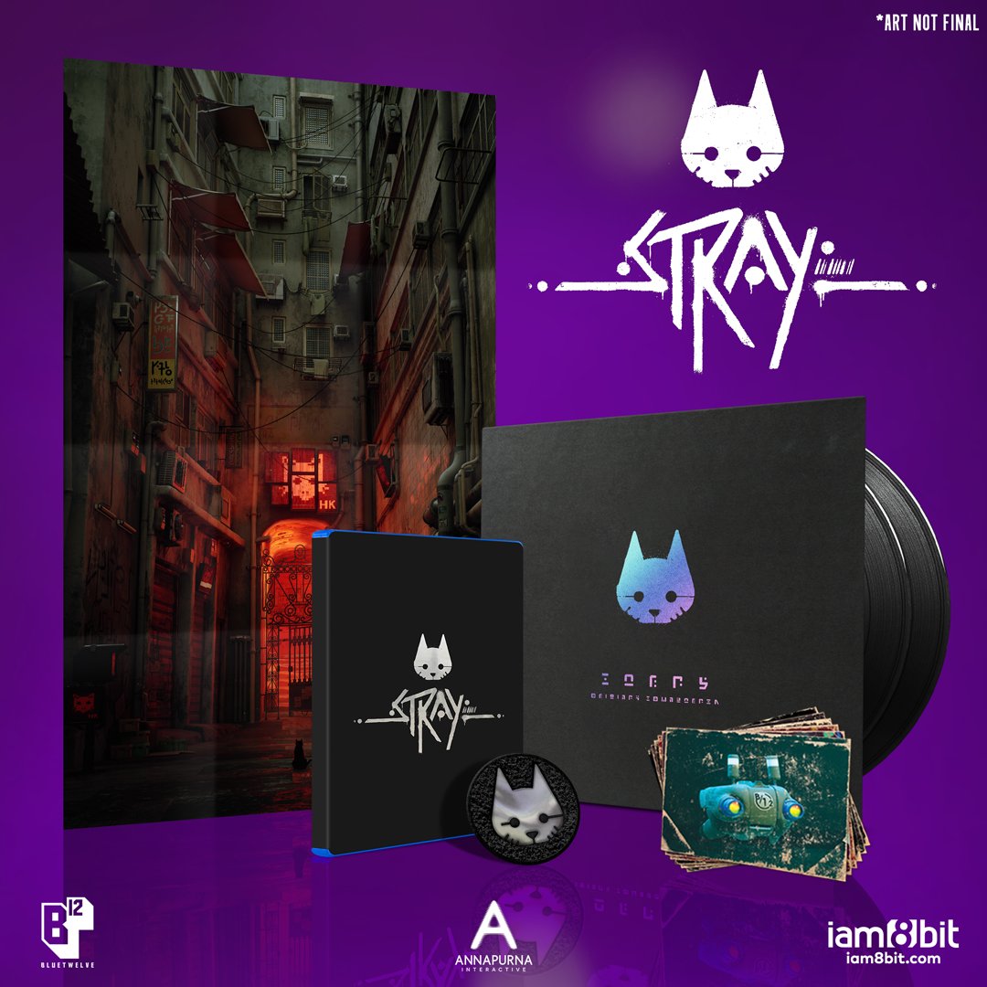 Stray • iam8bit Exclusive Edition • PS4 – Black Screen Records