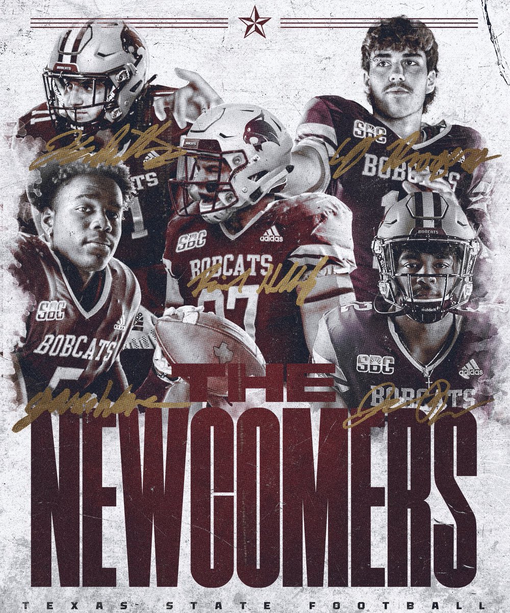 𝐓𝐡𝐞 𝐍𝐞𝐰𝐜𝐨𝐦𝐞𝐫𝐬

Bobcats add five more newcomers to the program in July preparing for 2022 season.

#TEAM  #EatEmUp