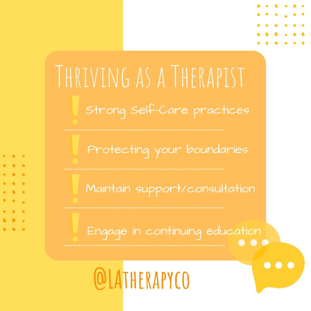 Thriving as a therapist | losangelestherapycollective.com/blog/f/thrivin…
#LCSW #Counselor #TherapistsConnect #therapistlife #psychotherapy #therapistsofinstgram #therapyisfun #mftofinstagram #privatepractice #cbt #therapistsofig #therapy #therapistsofinstagram #therapist #psychologist #LMFT