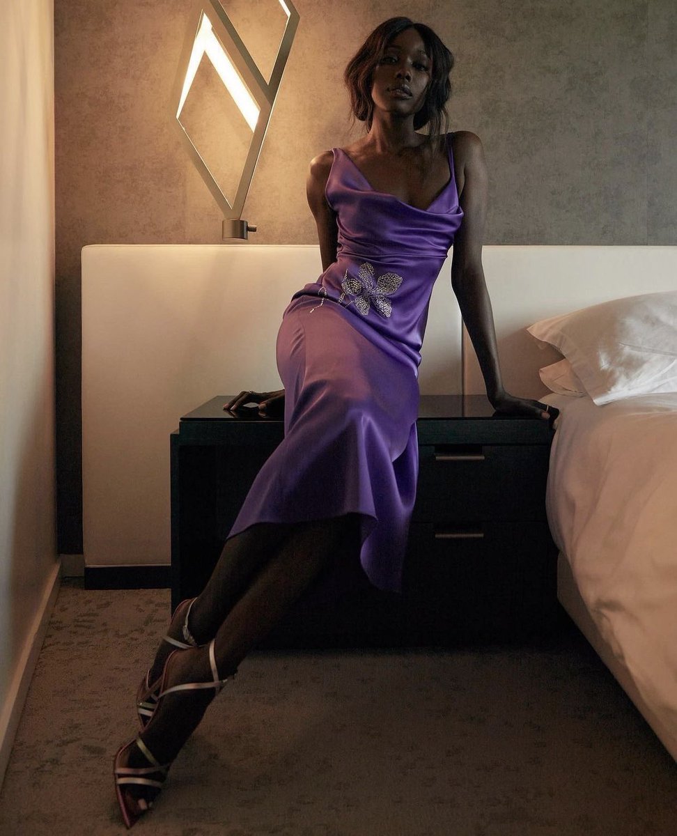 WithRegardsBW's tweet photo. “It’s exciting to start showing a different facet of Black femininity,” Diop says, “one that’s soft and sexy and sensual, and not always trauma-induced.” - Anna Diop for Vogue https://t.co/IhNqaoiNOr