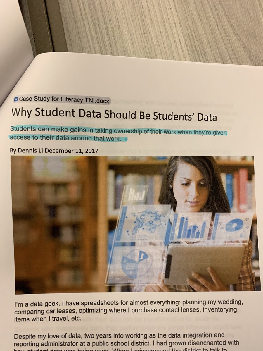 meaganrpride's tweet image. Non-negotiable: Student data should belong to our students! @carnegielearn  #litforall