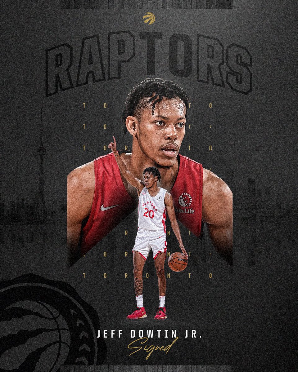 Welcome to the team, <a href="/JeffD_11/">Jeff Dowtin Jr</a>

Let’s get to work 🔥

#WeTheNorth