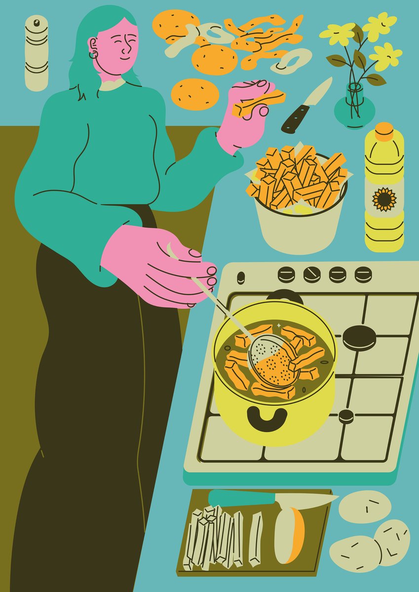 Illustation for <a href="/PitmagazineUK/">Pit magazine</a> the potato issue
Article by Caroline O'Donoghue about the relationship with potatoes as an Irish expat in London.

 #illustration  #potato  #vector
