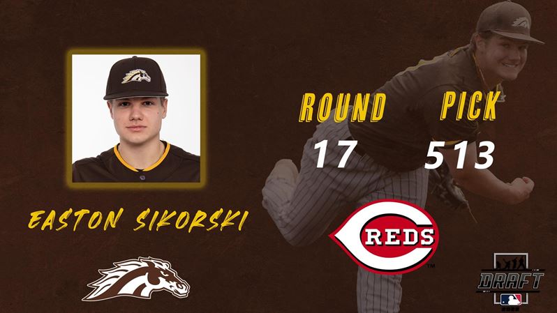 DLS Pilots Alumni (@dlspilotsalumni) on Twitter photo Another class of 2018 <a href="/delasallehs/">De La Salle Collegiate</a> grad has been selected in the #MLBDraft!
Congrats to Western Michigan University's <a href="/easton_sikorski/">Easton Sikorski</a> on being taken in the 17th round (No. 513 overall) of the 2022 draft by the Reds! Best of luck to him in his journey to the bigs!
#PilotPride Another class of 2018 <a href="/delasallehs/">De La Salle Collegiate</a> grad has been selected in the #MLBDraft!
Congrats to Western Michigan University's <a href="/easton_sikorski/">Easton Sikorski</a> on being taken in the 17th round (No. 513 overall) of the 2022 draft by the Reds! Best of luck to him in his journey to the bigs!
#PilotPride