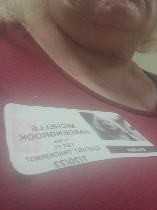 Hospital security takes your picture when you visit. My purse was even checked for weapons. Do I seem
