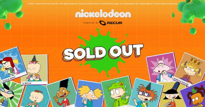 All 10,000 @recurforever <a href="/nickelodeonnft/">Nickelodeon NFT</a> SOLD OUT on drop day! Who did you scoop? Tommy? Angelica? Arnold? Show us your #nickelodeonnft 👀  Check out secondary here nickelodeon.xyz and if you didn't score you should buy a #recurpass, so you don't miss out next time!